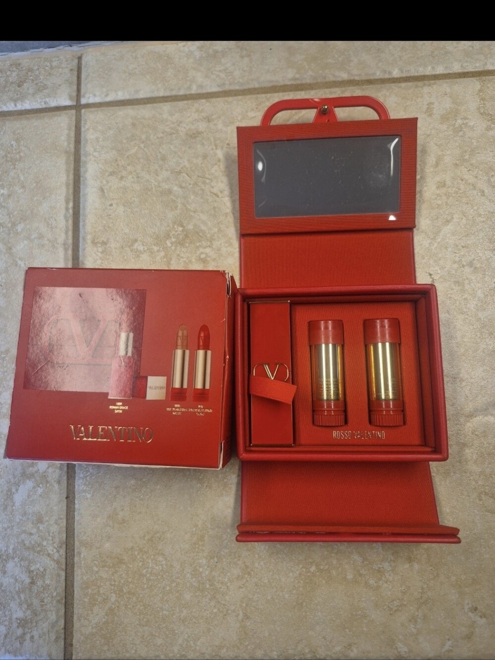Valentino Rosso Lipstick Set